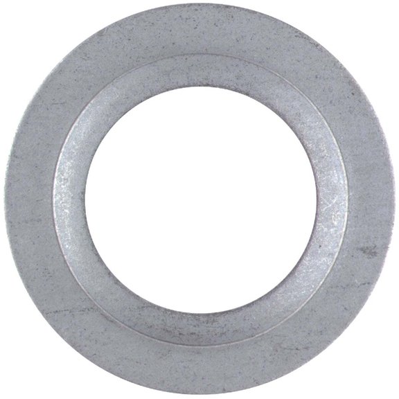 Halex Rigid Reducing Washer - Plated Steel, Silver Finish - 2-Pack, 1-1/4 In. to 1 In.