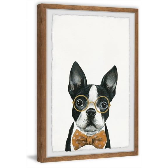 Marmont Hill "Dapper Dog" Framed Painting Print