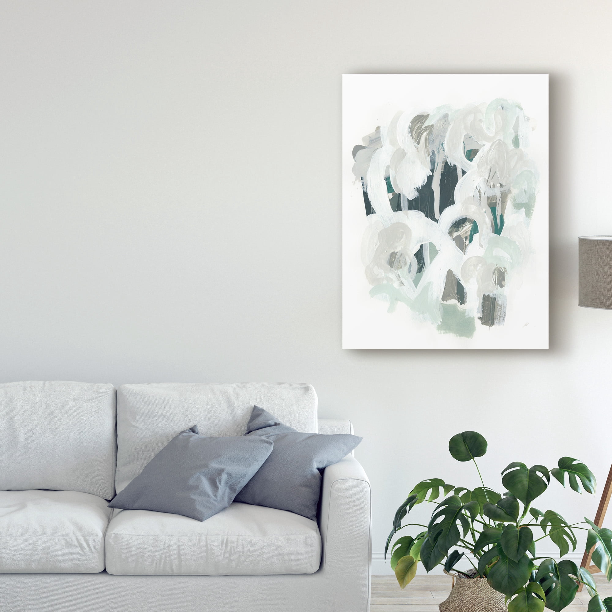 Trademark Fine Art 'Sage And Slate I' Canvas Art by June Erica Vess