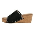 thumbnail image 3 of Corkys Womens Stitch N Slide Studded Embroidered Wedge  Casual Shoes, 3 of 5