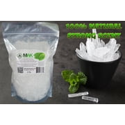 Mak Menthol Crystals 2 LB - Pure Organic 100% Natural - Menthol Crystals from Mint Crystal Mints Mentha Arvensis - in Resealable Standup Bag for Long-Lasting Freshness