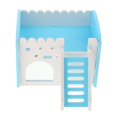 thumbnail image 2 of Cage Hamster Durable Self-assembly Small Animal Stash Guinea - Multicolored 14x14x13cm blue building, 2 of 9