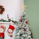 thumbnail image 5 of Adornos de copos de nieve con estrellas doradas y plateadas con purpurina para la parte superior del árbol de Navidad, decoración navideña para el hogar, Año Nuevo 2024, 2025, 5 of 5