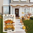 thumbnail image 5 of Fall Truck Garden Flags for Outside, Fall Autumn Welcome Garden Flags 12.5x18 Double Sided, Rustic Pumpkin Harvest Lawn Flags, Burlap Truck Holiday Yard Flags for Farmhouse Decor, 5 of 6