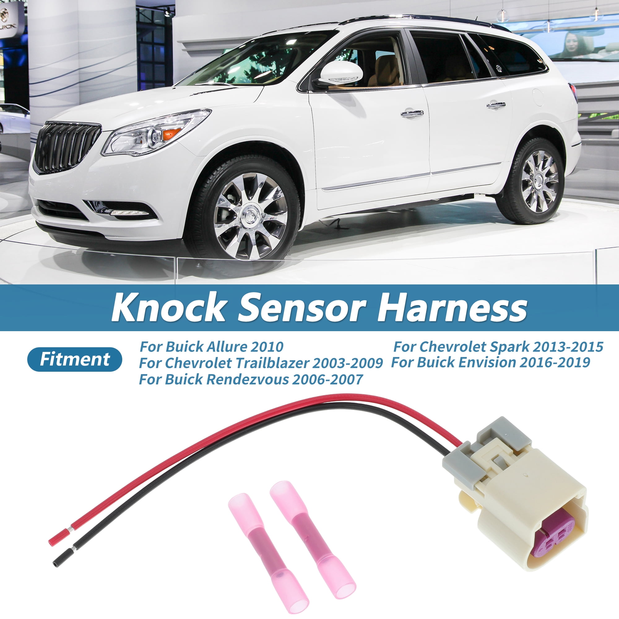 Unique Bargains Knock Sensor Connector Wiring Harness for Buick and for Chevrolet Models