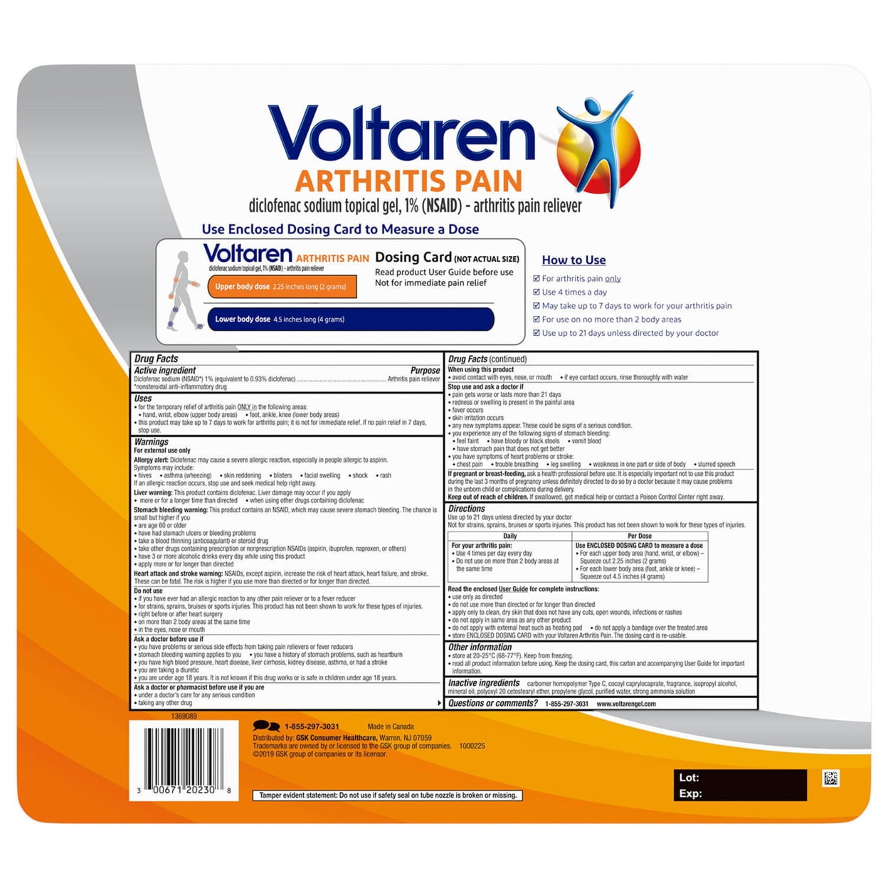 Voltaren Topical Arthritis Pain Relief Gel (5.3 Oz. Nepal | Ubuy