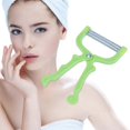 thumbnail image 4 of Removedor de vello facial manual, enhebrador de vello facial de primavera, depiladora, herramienta de belleza (verde), 4 of 4
