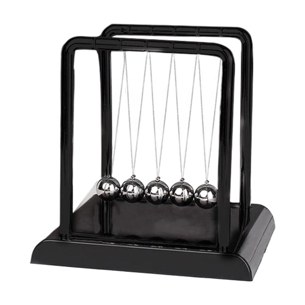 Advancent Péndulo Metálico Para Cuna De Accesorios De Oficina Para Cuna De Péndulo Metálico Para Oficina Decoración del hogar todo negro