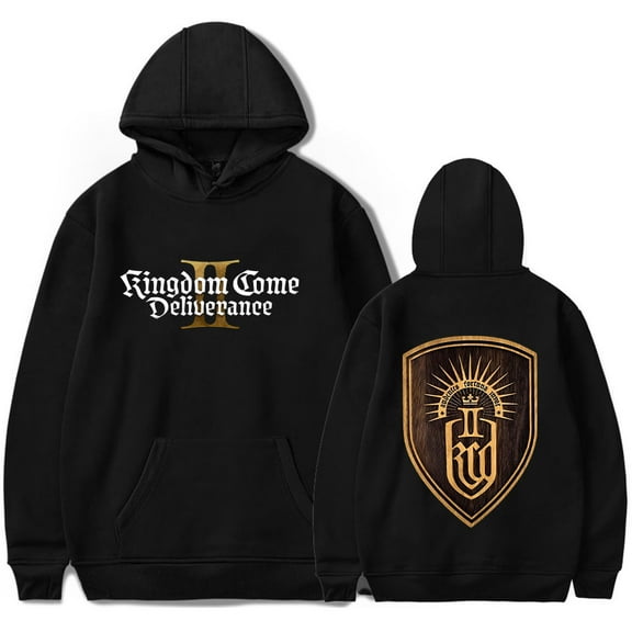 Kingdom Come Deliverance II Hoodie - Unisex Drawstring Pocket Pullover | RPG Fashion Sweatshirt