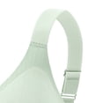 thumbnail image 4 of Smsaxvxz Plus Size Wireless Bras for Women Comfortable Adjustable Straps Push Up Support Front Closure Bra Green, 4 of 5