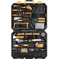 thumbnail image 2 of DEKO 198 Piece Home Repair Tool Kit, Wrench Plastic Toolbox with General Household Hand Tool Set, 2 of 7