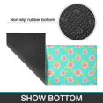 thumbnail image 6 of Pioneer Flower Floral Print Pattern Kitchen Rugs Sets Of 2, Anti Fatigue Non Slip Washable Floor Mats for Kitchen Sink Laundry, 17X30 Inch + 17X47 Inch, 6 of 6