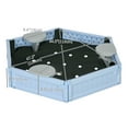 thumbnail image 3 of Outsunny Kids Sandbox with Cover for 3-12 Years Old, Light Blue, 3 of 10
