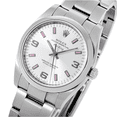 thumbnail image 2 of Pre-Owned Rolex Air-King 34MM 114200 Silver Arabic Dial Smooth Bezel Stainless Steel Oyster Bracelet, 2 of 8
