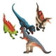 thumbnail image 3 of Juego de adornos de dinosaurio, juguete de dinosaurio de simulación de 4 piezas, juguete de dinosaurio, adorno de estegosaurio, verdadera excelencia, 3 of 8