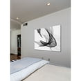 thumbnail image 3 of MARMONT HILL  - Abstract Black and White 20-29-04 by Irena Orlov Painting Print on Canvas 30 x 20, 3 of 4