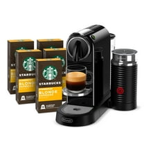 Nespresso Bundle, CitiZ&Milk Espresso Machine and Starbucks Coffee Capsules, 50 Count