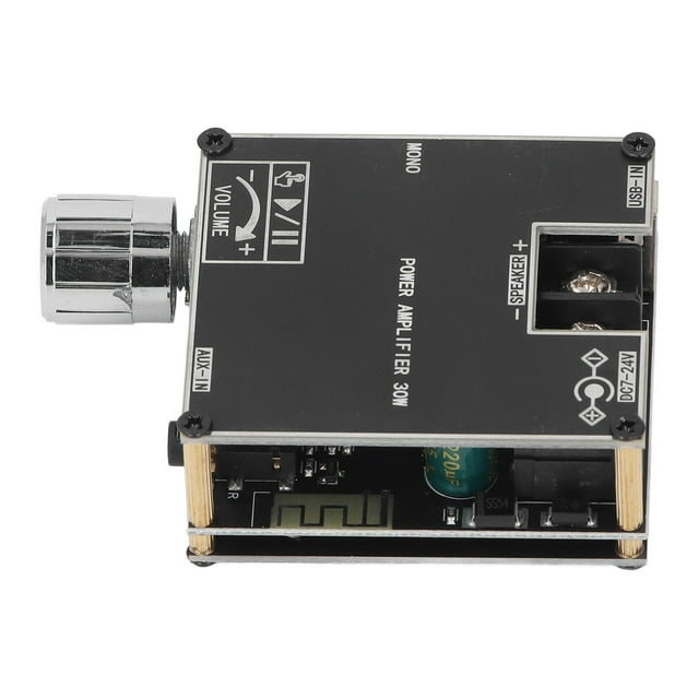 Módulo de Amplificador de Potencia, DC9-24V Estereo Digital Amplificador Amplificador Compacto Caja de Diseño Función para Comunicar