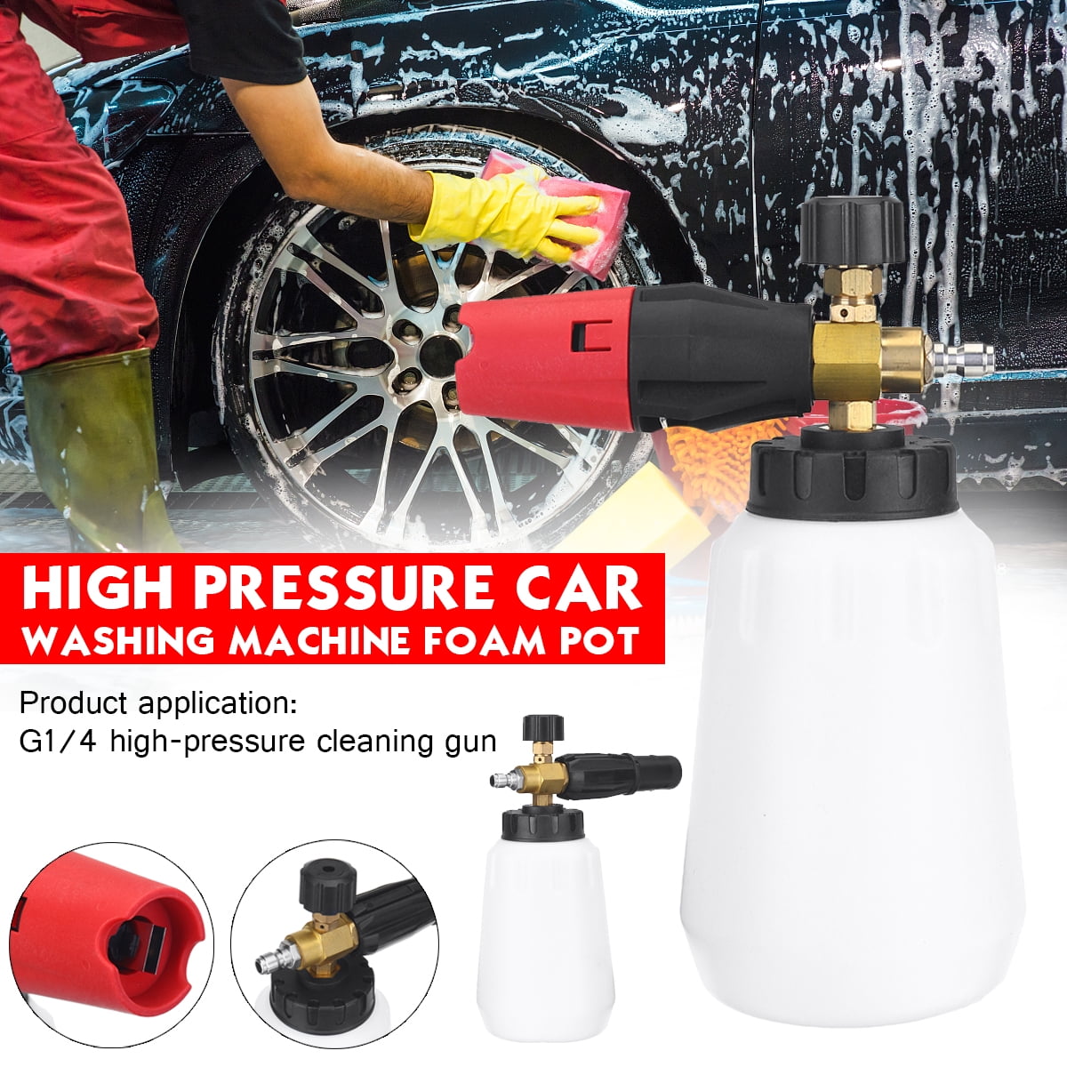 Professional Car Foam Gun, Foam Cannon Snow Lance Foam Professional Car Foam Gun, Foam Cannon Snow Lance Foam