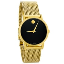 Movado Museum Classic Women's Gold Tone PVD Stainless Swiss Quartz Watch 0607647