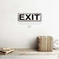 thumbnail image 2 of Exit 4"x12" Metal Sign, Wall Décor for Home and Office, 2 of 4