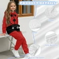 thumbnail image 6 of Uorisanigo Kids Sweat Suit Set, 2-Piece Graphic Printed Big-Eyed Red Ladybug Hoodie & Sweatpants Outfit for Boys Girls, Pullover Top and Jogger Pants Outfit Casual Clothes, 6 of 7
