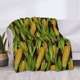 thumbnail image 3 of Fotbe Corn 2 Manta de Franela con Estampado, Manta Ultrasuave para Cama, Sofá, Auto, Hipoalergénica y Antibolitas-50"x40", 3 of 6