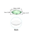 thumbnail image 2 of Uxcell 15x7mm Acrylic Flat Back Navette Horse Eye Crystal Gems, Light Green 100Pcs, 2 of 6