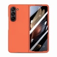 thumbnail image 4 of Allytechgroup Galaxy Z Fold 6 Case with Screen Protector, Slim Fit Full Body Shockproof Anti-Scratch Anti-Fingerprint Bumper Drop Proof Phone Case Cover for Samsung Galaxy Z Fold 6, Orange, 4 of 6