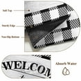 thumbnail image 6 of Area Rug for Living Room, Farmhouse Cabin Non-Slip Indoor Large Carpet for Bedroom/Dining Room, Country Vintage House Wood Grain Pliad Washable Low-Profile Rectangle Floor Runner Rugs - 5 x 7 Ft, 6 of 7