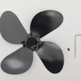 thumbnail image 3 of 4-blade Fireplace Universal Fan Blade Fan Heat Powered Five Star Shape, 3 of 4