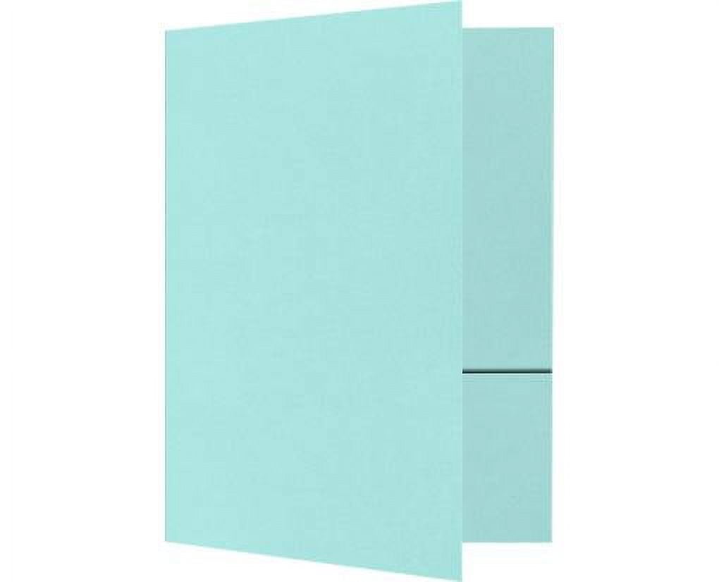 Luxpaper 9 X 12 Presentation Folder, Seafoam Green, 250/Pack