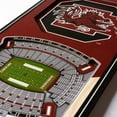 thumbnail image 2 of South Carolina Gamecocks 6'' x 19'' 3D StadiumView Banner, 2 of 3
