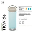 thumbnail image 2 of Klean Kanteen TK Wide 16 Oz Twist Top Blue Tint, 2 of 7