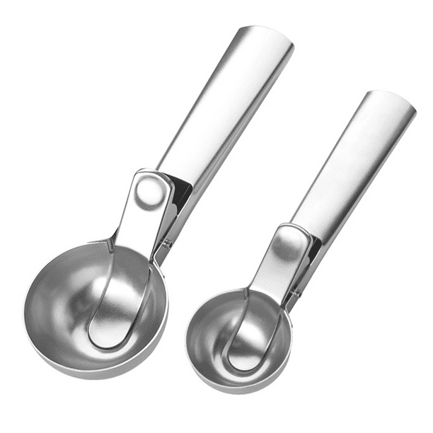 Stainless Steel Ice Cream Scoop, Easy to Trigger Release, Ice Cream