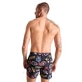 thumbnail image 2 of Men's Chubbies Black Kansas City Chiefs The Neon 5.5" Classic Lined Swim Trunks, 2 of 5