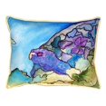 thumbnail image 2 of Betsy Drake HJ960 16 x 20 in. Purple Turtle Large Indoor & Outdoor Pillow, 2 of 4