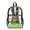 Mushroom Frog Polka Dot, variant on ZIATUBLES Clear Backpack, Heavy Duty Fabric & PVC Transparent Bookbag with Sloth Math Print, Large Capacity See Through Backpack for School College Work Travel Security