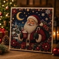 thumbnail image 2 of Christmas Pearl Art DIY Kit, Santa Painting Set with Frame, Creative Bead Art Craft Supplies, Holiday Home Wall Decor Project for Adults, 2 of 5