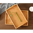 thumbnail image 5 of OAVQHLG3B Bamboo Tray Household Tea Cup Tea Tray Wooden Hotel Restaurant Tray Bread Barbecue Tray, 5 of 9