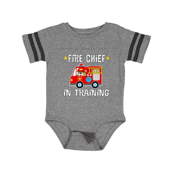 Inktastic Future Fire Chief in Training Boys or Girls Baby Bodysuit