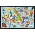 thumbnail image 1 of Nickelodeon Characters Wall Poster, 14.725" x 22.375" Framed, 1 of 4