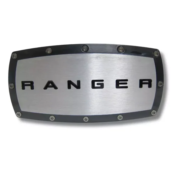 Ford Ranger Billet Aluminum Tow Black Hitch Cover Plug Official Licensed