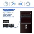 thumbnail image 4 of 5.25 Inch Desktop Pc Case Internal Front Panel Usb Hub 2 Ports Usb 3.0 And 2 Ports Usb 2.0 With Hd A, 4 of 5