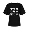 thumbnail image 7 of TRUBKH Womens Tops Valentines Day Valentines Day Tops Valentines Day Top Fitted Graphic Tees for Women Fall T Shirts for Women Ladies Tops and Blouses Women's Graphic Tees Dark Gray 3xl, 7 of 7