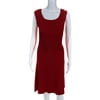 Catherine Malandrino Womens Ruched A Line Dress Scarlet Red Size Medium