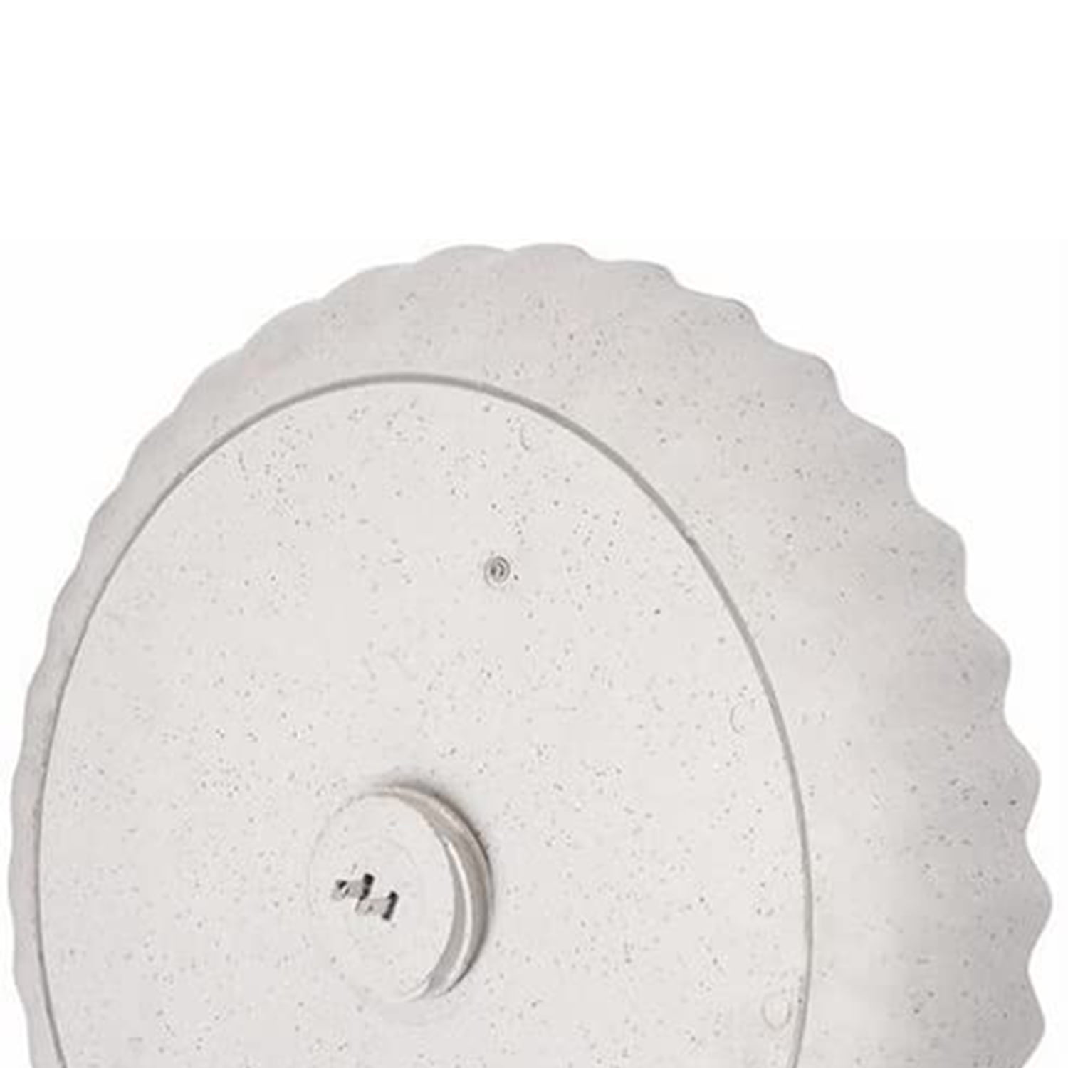 Farm Innovators Outdoor Heated Bird Bath, 120W Stone Birdbath w/ Deck Mount