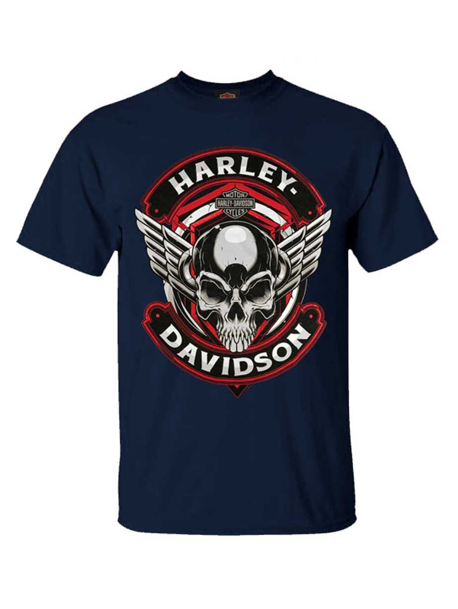 Harley-Davidson Men's Custom Freedom Short Sleeve Crew Neck ...