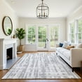 thumbnail image 7 of Addison Rugs Mayfield Premium Machine Washable Transitional Stripes Gray Rectangle Rug, 3' x 5', 7 of 7