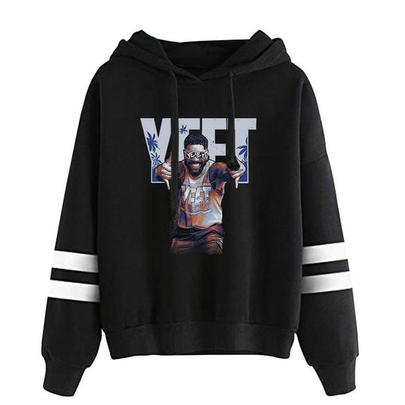 Jey Uso Yeet Pose Pullover Hoodie Long Sleeve Pocketless Women Men Casual Sweatshirt